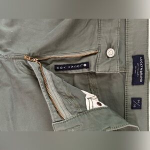 Lucky Brand, 34/30, slim fit, OD green pants